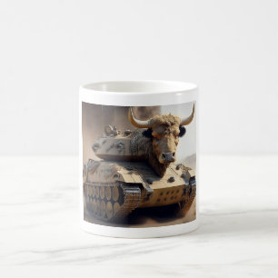 Caneca De Café Cruzamento entre um tanque e um touro Longhorn do 