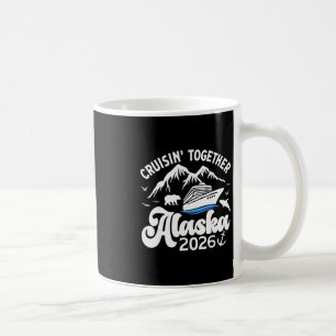 Caneca De Café Cruzando o Alasca Juntos 2026 Viagem de Cruzeiro F