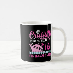 Caneca De Café Cruzeiro de Aniversário de 16 Anos Doce L