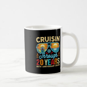 Caneca De Café Cruzeiro de Aniversário de 20 Anos de Casamento Cr