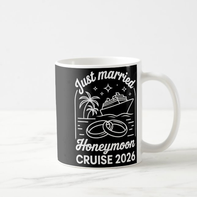 Caneca De Café cruzeiro de lua de mel de 2026 combinando com casa (Direita)