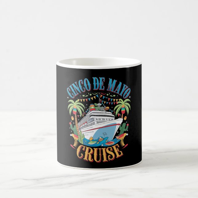 Caneca De Café Cruzeiro do Cinco De Mayo México Navio Mexicano Fe (Centro)
