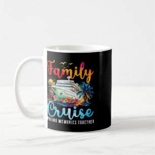 Caneca De Café Cruzeiro em Família 2025 Férias de Cruzeiro de Cor