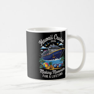 Caneca De Café Cruzeiro no Havaí Viagem de Férias 2026 Família Co