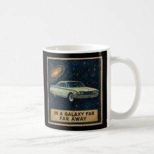 Caneca De Café Cruzeiro Retro no Espaço Profundo