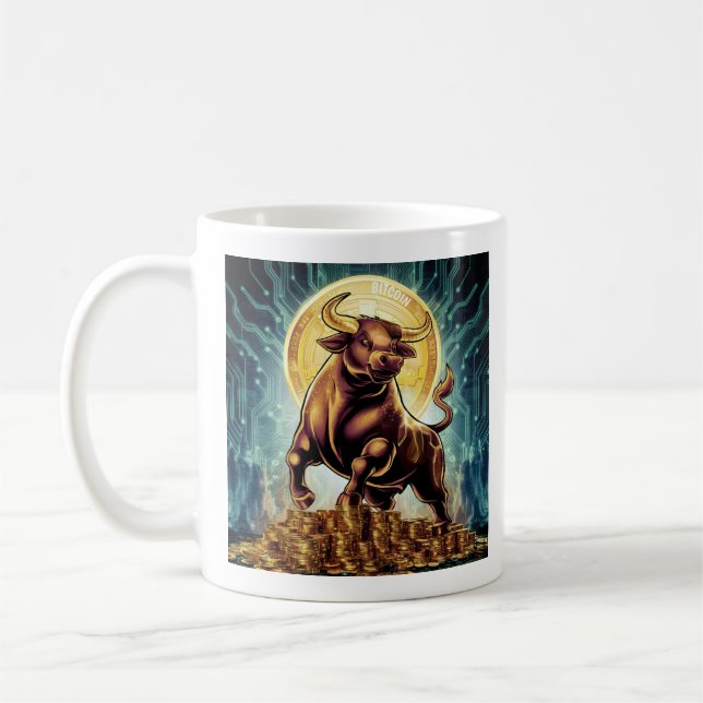 Caneca De Café Crypto Bull (Esquerda)