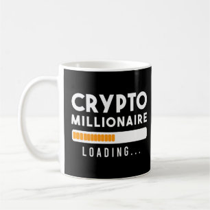 Caneca De Café Crypto Millionaire Blockchain Bitmoney Trader