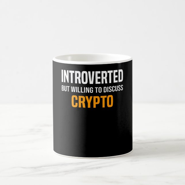 Caneca De Café Crypto Say Trader Minor Cryptocurrency Crypto (Centro)
