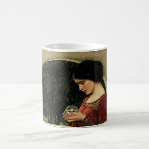 Caneca De Café Crystal Ball by Waterhouse, Vintage Victorian Art