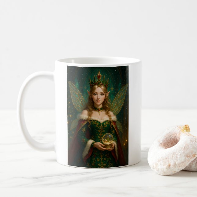 Caneca De Café CS002_Charming Fairy - Christmas Edition #2 (Com Donut)