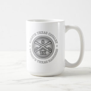 Caneca De Café CSC - 8th Texas Cavalry