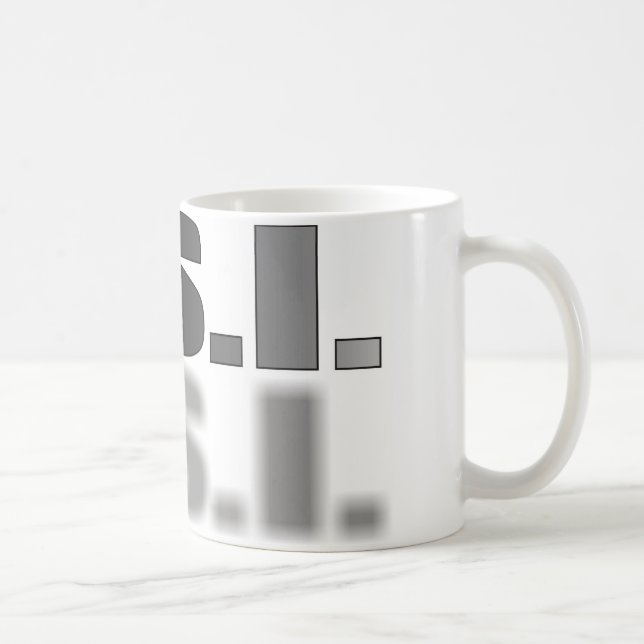 CANECA DE CAFÉ CSI (Direita)