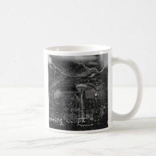 Caneca De Café Cthulhu na chuva de Seattle