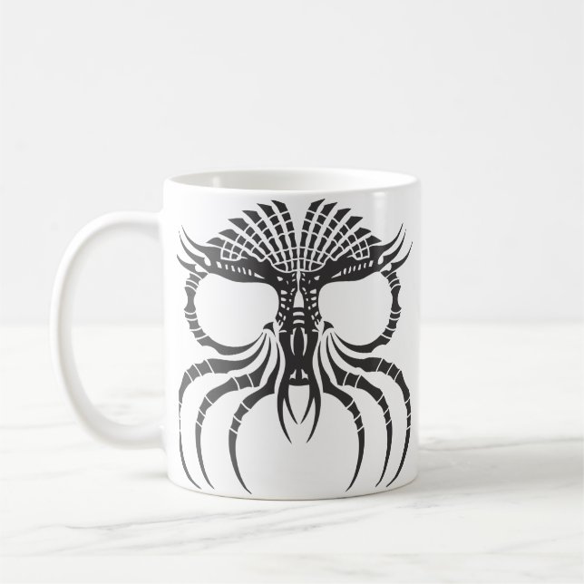 Caneca De Café Cthulhu tribal (Esquerda)