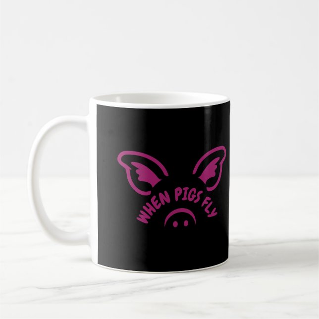 Caneca De Café Cuando los cerdos vuelen (Esquerda)