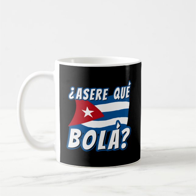 Caneca De Café Cuba: Bandeira cubana cubana (Esquerda)