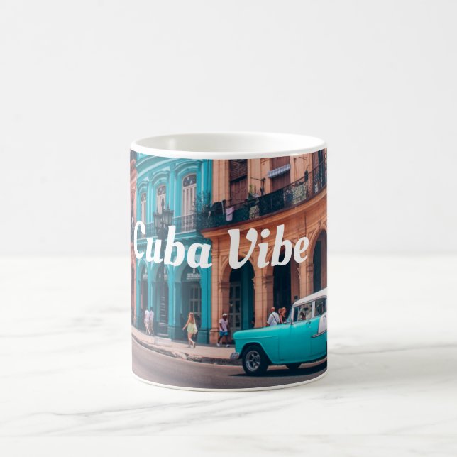 Caneca De Café Cuba Viagem Holiday Coffee Mug ‘Cuba Vibe’ (Centro)