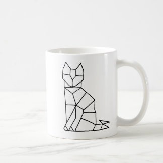 Caneca de café cúbica do gato