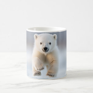 Caneca De Café Cubo de Urso Polar Funny Alaska