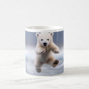 Caneca De Café Cubo de Urso Polar Funny Alaska