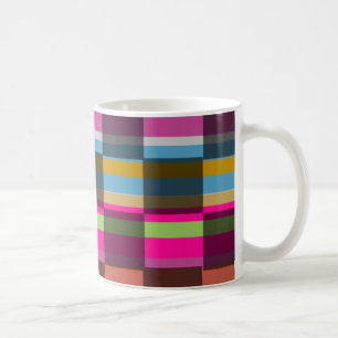 Caneca De Café Cubos coloridos