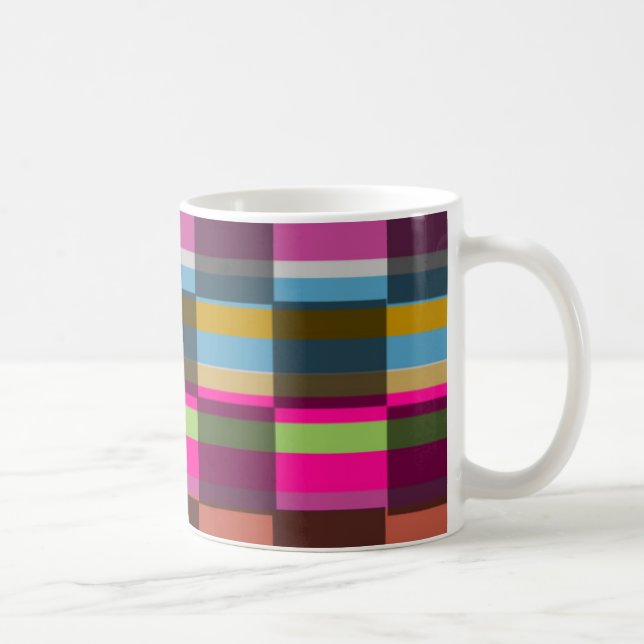 Caneca De Café Cubos coloridos (Direita)