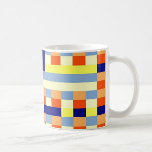 Caneca De Café Cubos multicolores