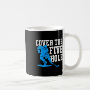 Caneca De Café Cubra O Cinco Buraco Palhaço De Goleiro De Hóquei