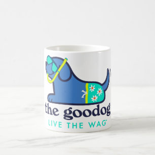 Caneca De Café Cuecas com Estampa Colorida de Margarida e Silhuet
