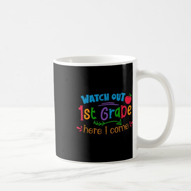 Caneca De Café Cuidado 1ª Série Estou Chegando  (Direita)