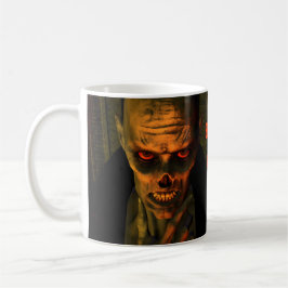 Caneca De Café Cuidado! Beba Se Atrever. Zombie