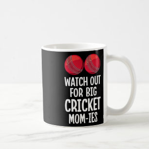 Caneca De Café Cuidado Com as Grandes Mães do Críquete Feminino