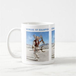Caneca De Café Cuidado com o Krampus!