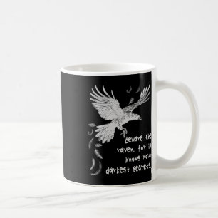 Caneca De Café Cuidado Com O Truque Ou O Tratamento De Raven Hall