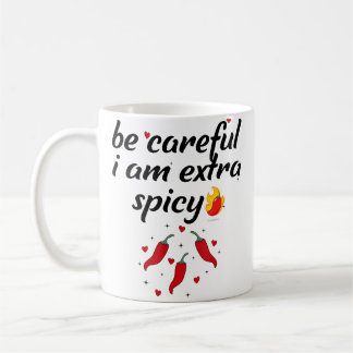 Caneca De Café Cuidado EU SOU Pimenta Extra Picante Piadas Engraç
