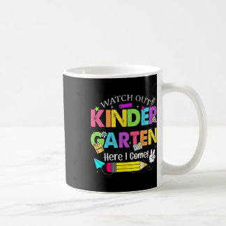 Caneca De Café Cuidado Jardim de Infância Aqui Vou Eu Crianças de