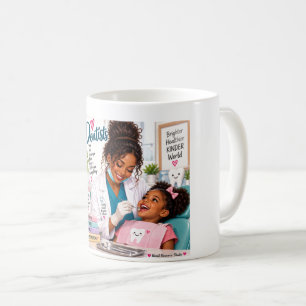 Caneca De Café Cuidado Odontológico e Sorrisos Saudáveis