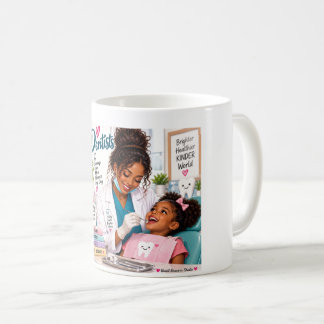 Caneca De Café Cuidado Odontológico e Sorrisos Saudáveis