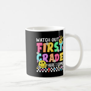 Caneca De Café Cuidado Primeiro Ano Aqui Vou 1ª Série De Volta à