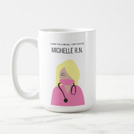 Caneca De Café Cuidados Sensíveis: Mug Personalizável De Gratidão