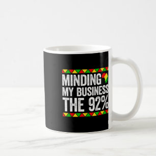 Caneca De Café Cuidando do Meu Negócio Vintage As Mulheres 92 Pre