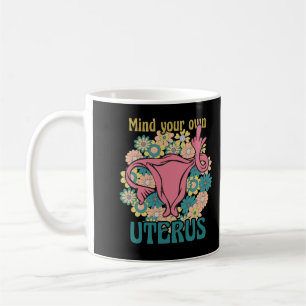 Caneca De Café Cuide da sua escolha feminista utópica profissiona