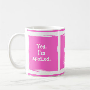 Caneca De Café "Culpa-a pela ordem de nascimento." Personalize-se