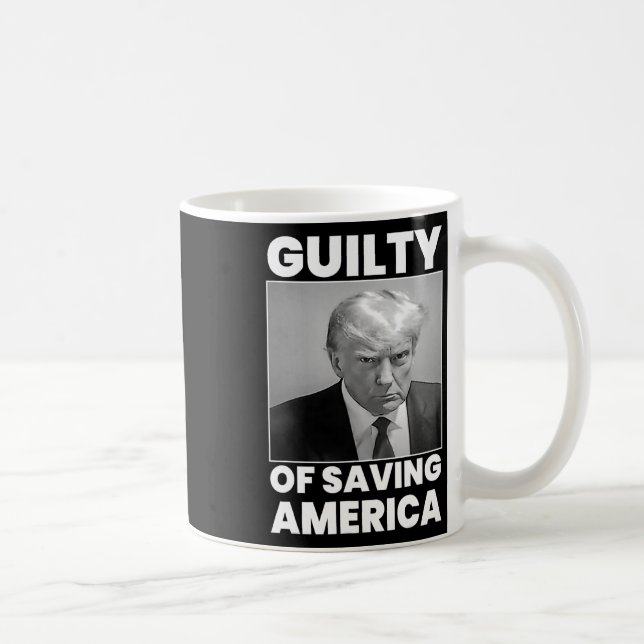 Caneca De Café Culpa De Salvar A América (Direita)