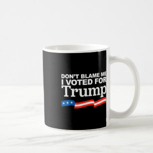 Caneca De Café Culpo-Me Por Ter Votado A Favor Da Eleição Trump P