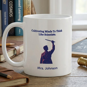 Caneca De Café Cultivando Mentes Para Pensar Como Cientistas Prof