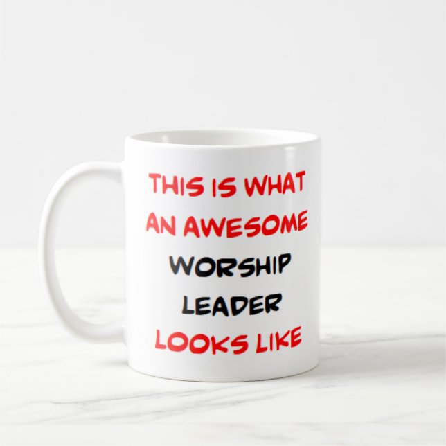 Caneca De Café culto líder, incrível (Esquerda)