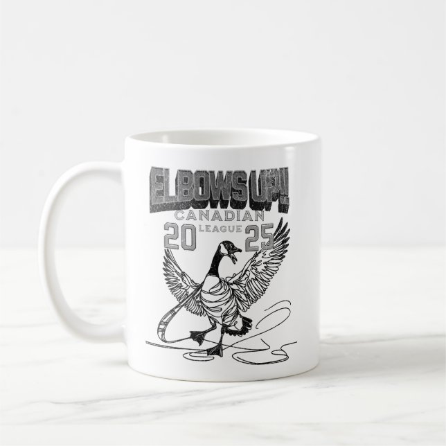 Caneca De Café Cultura de Hockey com Ganso do Canadá (Esquerda)