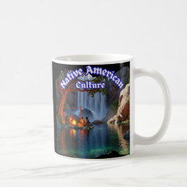 Caneca De Café Cultura Indígena Americana Vintage