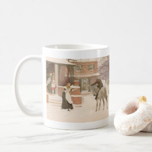 Caneca De Café Cumprimentando o Carteiro por Robert Walker Macbet